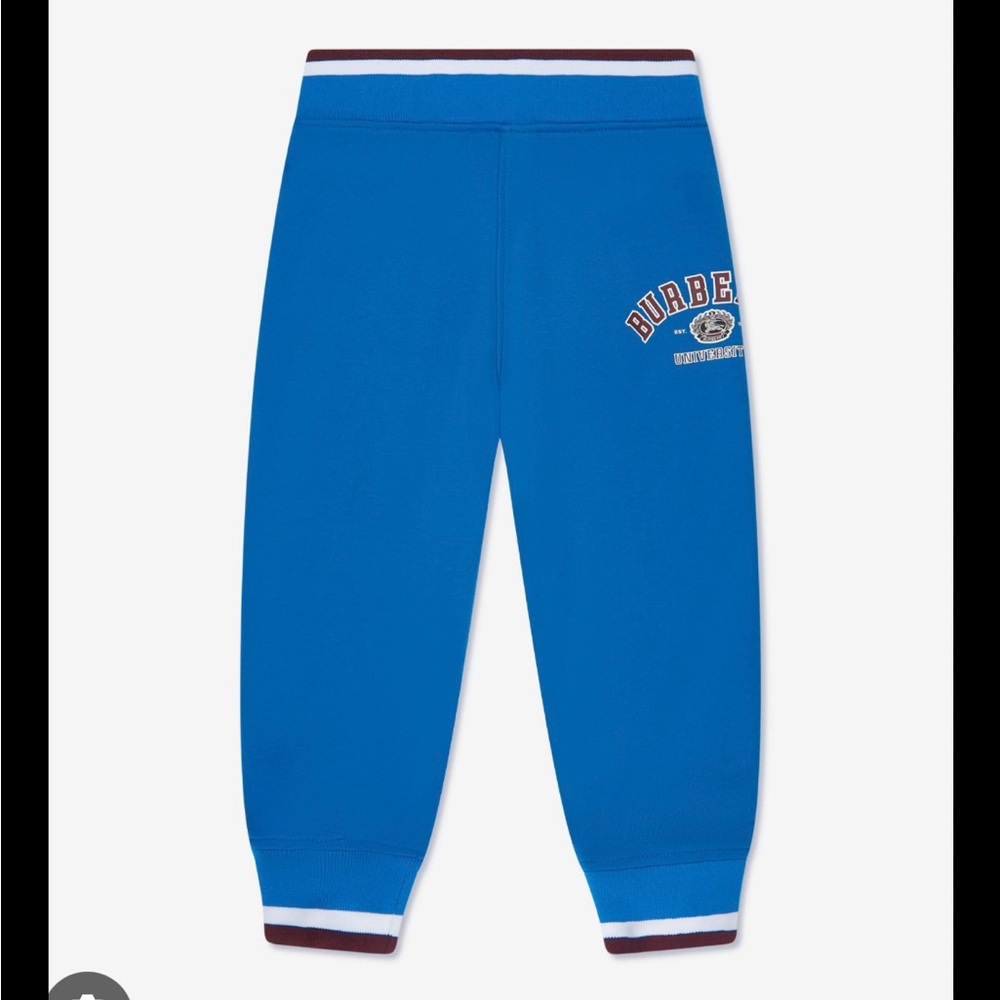 Burberry Kids Blue Sweatpants